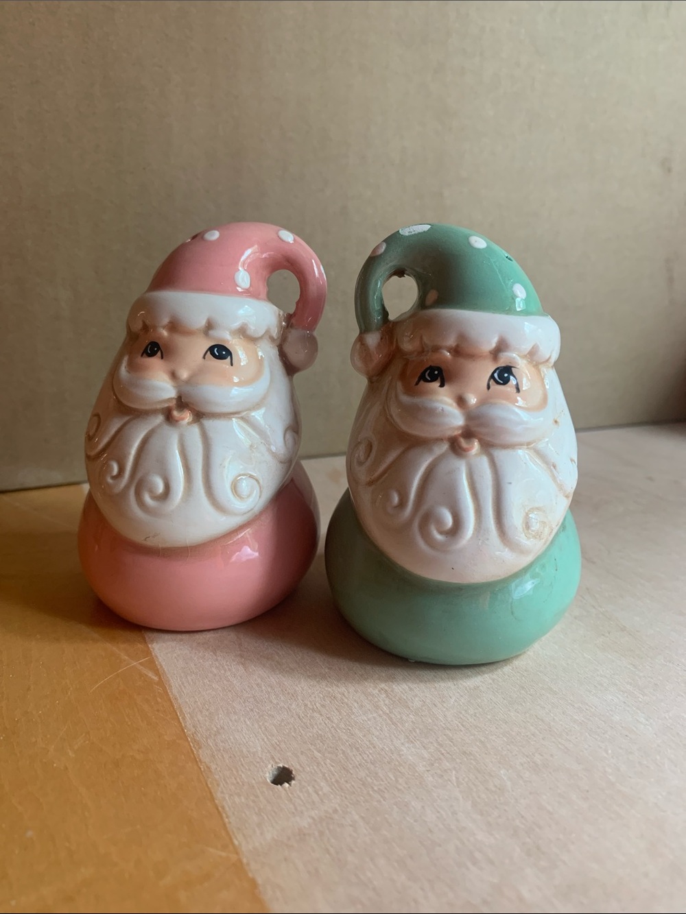 Johanna Parker Santa salt and pepper